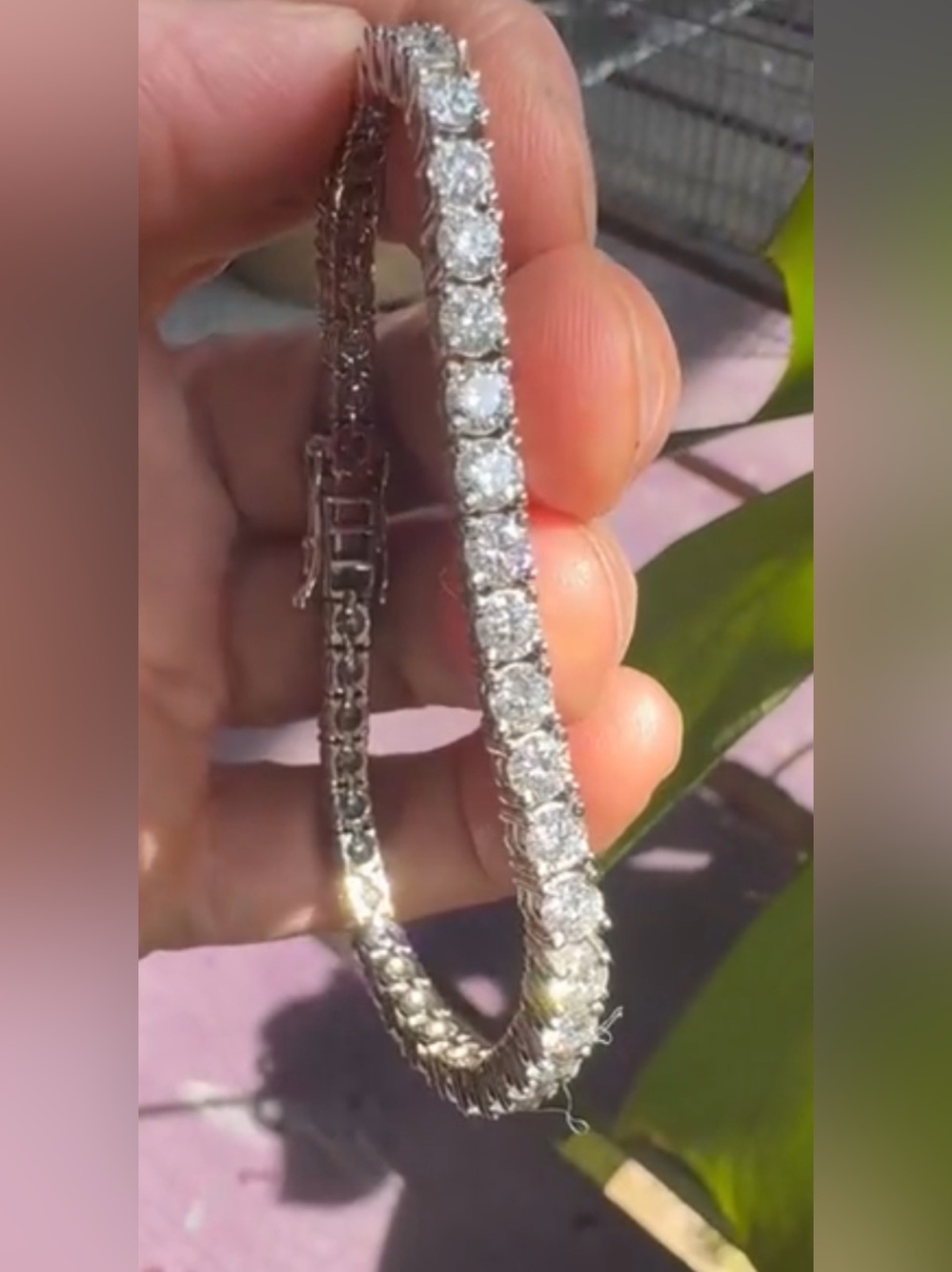 Moissanite Tennis Bracelet